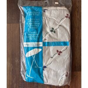 New Vintage Ironing Board Cover & Pad Floral Daisy Brand Thin Cotton
